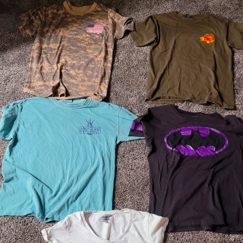 5 shirts -